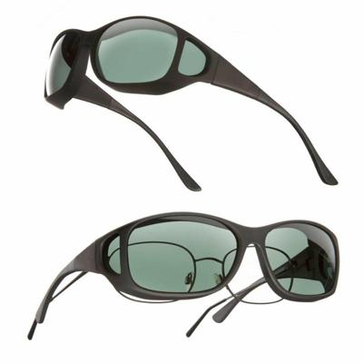 Suncover Overzetzonnebril - Unisex - Zwart Montuur - Gepolariseerde Glazen - Zonnebril Suncover Overzetzonnebril - Unisex - Zwart Montuur - Gepolariseerde Glazen - Zonnebril