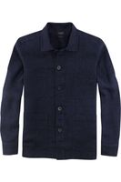 OLYMP SIGNATURE Soft Business Tailored Fit Overshirt nachtblauw, Effen