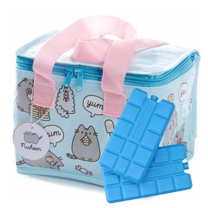 Puckator Kleine lunch koeltas met 2x koelelement - Pusheen de kat - 4,4 liter