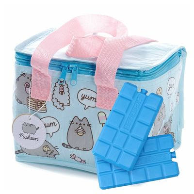 Puckator Kleine lunch koeltas met 2x koelelement - Pusheen de kat - 4,4 liter