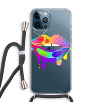 Lip Palette: iPhone 12 Pro Transparant Hoesje met koord