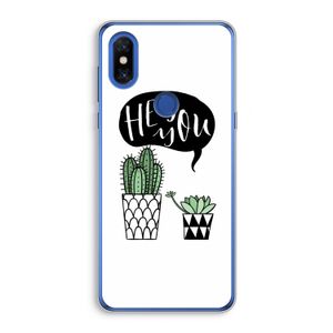 Hey you cactus: Xiaomi Mi Mix 3 Transparant Hoesje
