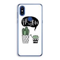 Hey you cactus: Xiaomi Mi Mix 3 Transparant Hoesje