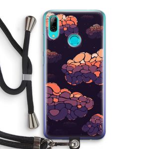 Patroon Wolken: Huawei P Smart (2019) Transparant Hoesje met koord
