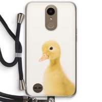 Duke: LG K10 (2017) Transparant Hoesje met koord