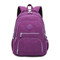 Rugzakken school rugzak voor tiener meisjes vrouwelijke laptop Bagpack reistas grootte: 27X13X37cm (paars)