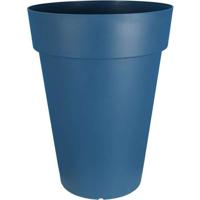 RIVIERA SOLEILLA bloembak - Kunststof - Hoogte 66 cm - Blauw