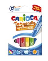 Plakkaatverf carioca temperello 12 stuks
