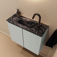 Toiletmeubel Mondiaz Ture Dlux | 60 cm | Meubelkleur Greey | Eden wastafel Lava Midden | 1 kraangat