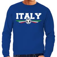 Italie / Italy landen / voetbal sweater blauw heren - thumbnail