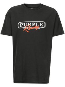 Purple Brand t-shirt à logo imprimé - Noir