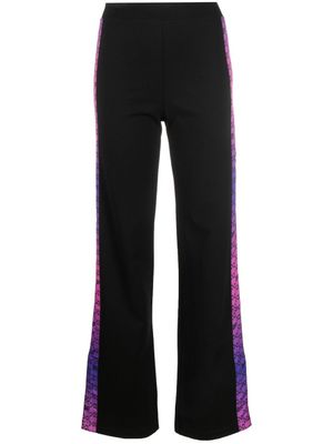 Off-White pantalon de jogging à bandes monogrammées - Noir