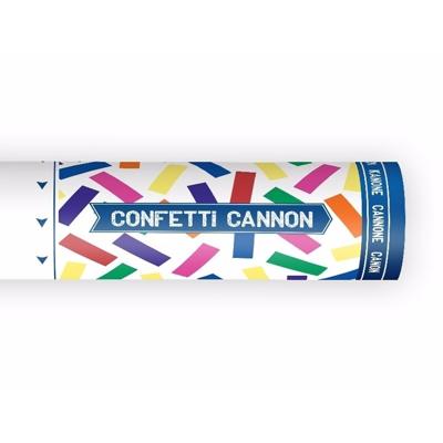 Confetti papier kanonnen - kleuren mix - 20 cm - Partyshooter - Feestartikelen