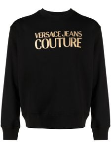 Versace Jeans Couture sweat à logo imprimé - Noir