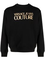 Versace Jeans Couture sweat à logo imprimé - Noir