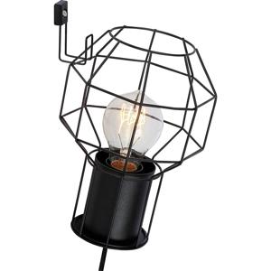 Brilliant Siza 71890/06 Wandlamp E27 40 W Zwart