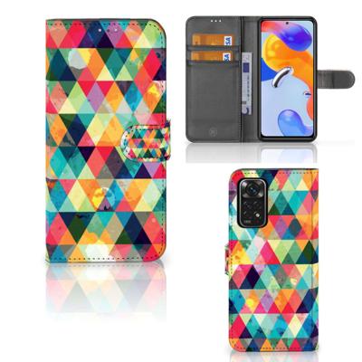 Xiaomi Redmi Note 11 Pro 5G/4G | Telefoon Hoesje | Geruit | Portemonnee hoesje