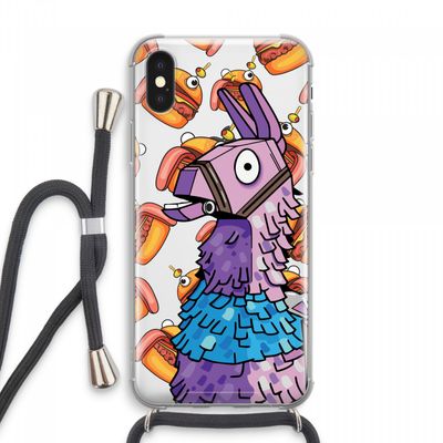 Loot Burger: iPhone XS Max Transparant Hoesje met koord