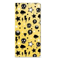 Mobiel BookCase OPPO A98 5G Punk Geel