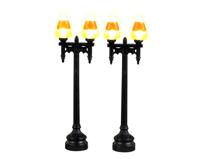 Candy Corn Street Light Set Of 2 B/O (4.5V) - Lemax