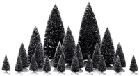 Lemax assorted pine trees s/21 boom 2020