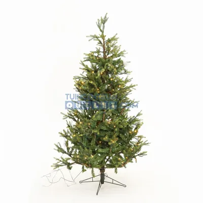 Kunstkerstboom Frasier Fir 185 cm Hoog Groen 288 lampjes Black Box Trees