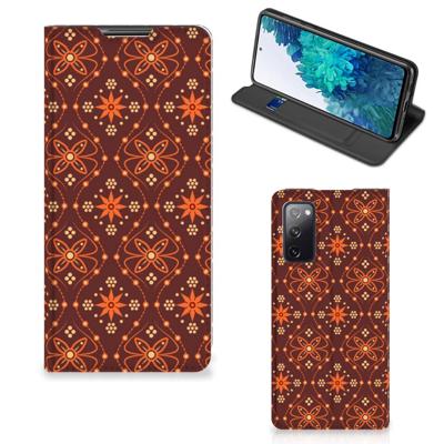 Samsung Galaxy S20 FE | Hoesje met Magneet | Batik Brown