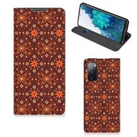 Samsung Galaxy S20 FE | Hoesje met Magneet | Batik Brown