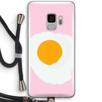 Sunny side up: Samsung Galaxy S9 Transparant Hoesje met koord
