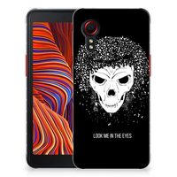 Silicone Back Case Samsung Galaxy Xcover 5 Skull Hair - thumbnail