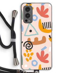 Abstract: OnePlus Nord 2 5G Transparant Hoesje met koord