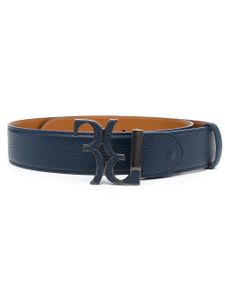 Billionaire ceinture en cuir à boucle logo - Bleu