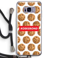 Koekerond: Samsung Galaxy S8 Plus Transparant Hoesje met koord
