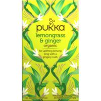 Pukka thee bio, Lemongrass - Ginger, pak van 20 stuks