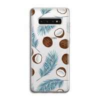 Kokosnoot roze: Samsung Galaxy S10 4G Transparant Hoesje