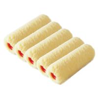 Sorex Muur vacht verfroller - 5x - polyester - 9,6 x 25 cm - Verfspullen - Schilderen