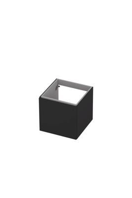 Onderkast INK 1 lade softclose met greep gelakt 48 cm x 48 cm x 45 cm Mat zwart 1258001