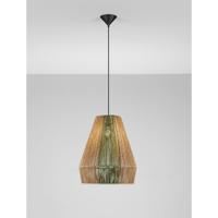 Lyora HanglampDena Ø 39cm bruin met groen - 9586603