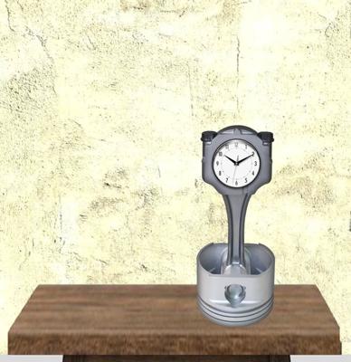 Piston Klok En Pennenhouder LAATSTE STUKS