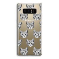 Kitten: Samsung Galaxy Note 8 Transparant Hoesje