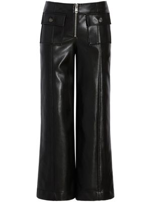 Cinq A Sept pantalon Azure en cuir artificiel - Noir