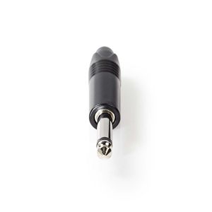 Nedis 6,35 mm Audioconnector | Male | Soldeer | 6.0 mm | 1 stuks - COTP23900BK COTP23900BK