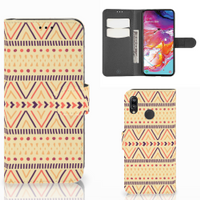 Samsung Galaxy A70 Telefoon Hoesje Aztec Yellow - thumbnail