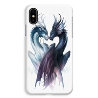 Yin Yang Dragons: iPhone XS Max Volledig Geprint Hoesje