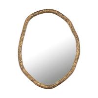 Paislie Brass spiegel rond