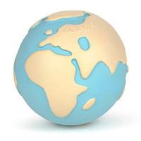 Wereldbol Natuurrubber bal