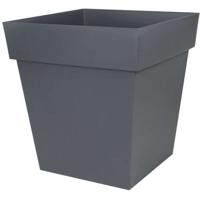EDA Toscane vierkante pot - 50 cm - 87 L - Antracietgrijs