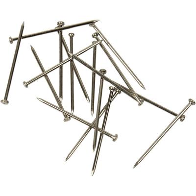 Kopspelden/steekspelden - 1000x - zilver - L 16 x D 0,65 mm - 35 gram