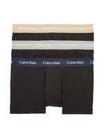 Calvin Klein - 3p Low Rise Trunk - Cotton Stretch - 6ED, Maat:XL
