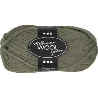 Creativ Company Melbourne wolgaren, l: 92 m, donkergroen, 50 gr/ 1 bol